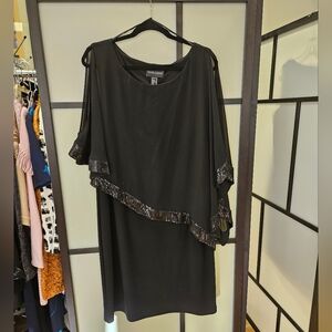 Frank Lyman black dress with sequins